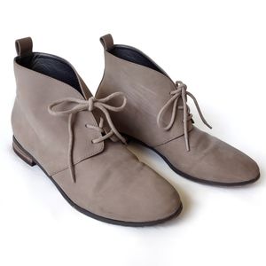 SOLD - Michael Antonio tan oxford booties